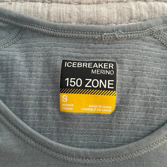 Icebreaker Zone 150 Top Merino Wool Small - Picture 2 of 4